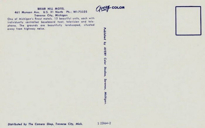 Briar Hill Motel - Old Postcard (newer photo)